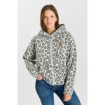 Sweat - shirt capuche marron pia beige en coton Sweat - shirt capuche marron pia beige en coton