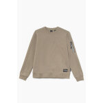 Sweat - shirt gar�on cosmybo blanc en coton