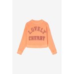 Sweat - shirt fille stephagi orange amy en coton Sweat - shirt fille stephagi orange amy en coton