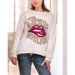 Sweat - shirt lipstick - sweat cru en viscose