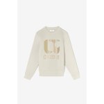 Sweat - shirt à monogramme brillant paolo gris en coton yule Sweat - shirt à monogramme brillant paolo gris en coton yule