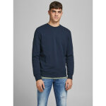 Sweat - shirt standard fit col rond manches longues bleu marine