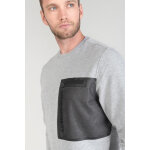 Sweat - shirt stipa gris en coton Sweat - shirt stipa gris en coton