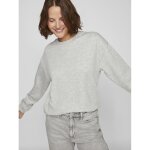 Sweat - shirt en viscose gris clair lila