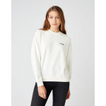 Sweatshirt femme retro sweat blanc en coton Sweatshirt femme retro sweat blanc en coton
