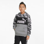 Sweatshirt  motif camouflage en coton ess + camo gris