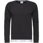Sweatshirt pyjama coton manches longues - col rond noir gris en tissu Sweatshirt pyjama coton manches longues - col rond noir gris en tissu