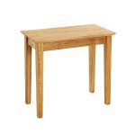 Table d'appoint en bois de chne huil h52 cm