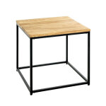 Table d'appoint carr plateau chne