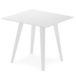 Table d'appoint carrée bipolart métal blanc Table d'appoint carrée bipolart métal blanc