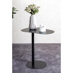 Table d'appoint design en m�tal noir
