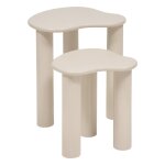 Table d'appoint olao ivoire Table d'appoint olao ivoire