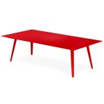 Table basse rectangulaire bipolart métal rouge Table basse rectangulaire bipolart métal rouge