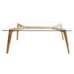 Table basse rectangulaire en verre 110x60 cm petsamo Table basse rectangulaire en verre 110x60 cm petsamo