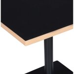 Table carrée 'fusion square' noire Table carrée 'fusion square' noire