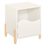 Table de chevet enfant douceur blanc Table de chevet enfant douceur blanc