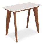 Table console extensible flavie blanc