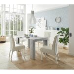 Table extensible console en panneaux de particules Table extensible console en panneaux de particules