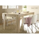 Table extensible, pieds en bois, allonge inclus palma Table extensible, pieds en bois, allonge inclus palma