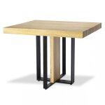 Table extensible teresa chêne clair pieds noir Table extensible teresa chêne clair pieds noir