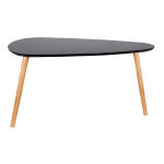 Table gigogne bois galet noir Table gigogne bois galet noir