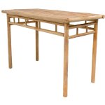 La table à manger baru son design rustique et épuré pour 4 personnes La table à manger baru son design rustique et épuré pour 4 personnes