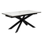 Table à manger extensible boot blanc Table à manger extensible boot blanc