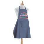 Tablier de cuisine je suis gourmande jeans 90 x 72 Tablier de cuisine je suis gourmande jeans 90 x 72