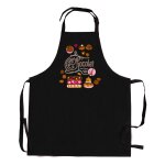 Tablier de cuisine sans poche clairs recycl ? noir ? 72 x 90 cm