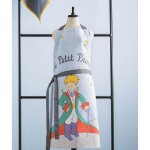 Tablier enfant imprim en coton, le petit prince bleu