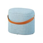 Tabouret coffre gris savana