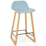 Tabouret snack mi - hauteur 'maki mini' bleu style scandinave Tabouret snack mi - hauteur 'maki mini' bleu style scandinave