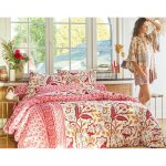 Taie d'oreiller archives rose en coton