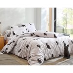 Taie d'oreiller chiens noir