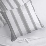 Taie d'oreiller coton markus - gris