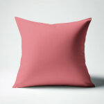 Taie d'oreiller ou taie de traversin coton tertio ; - rose - vieux rose