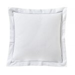 Taie d'oreiller en percale de coton histoire marine blanc