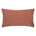 Taie d'oreiller en lin lav 50x70 linah - terracotta