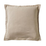 Taie d'oreiller lin lav� louxor 50x75cm naturel