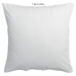 Taie d'oreiller linco blanc 65 x 65