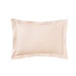 Taie d'oreiller percale de coton royal line - rose blush