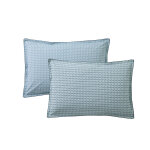 Taie d'oreiller percale dandy sauge Taie d'oreiller percale dandy sauge