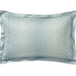 Taie d'oreiller en satin de coton gravity bleu cleste