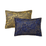Taie d'oreiller satin elixir indigo