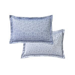 Taie d'oreiller satin jacquard arcangues nuage