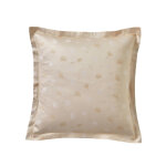 Taie d'oreiller satin jacquard kyoto chanvre