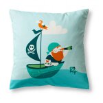Taie d'oreiller ou de traversin enfant en coton pirates
