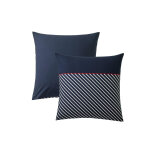 Taie d'oreiller, taie de traversin en percale de coton bio iconic indigo Taie d'oreiller, taie de traversin en percale de coton bio iconic indigo