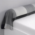 Taie de traversin coton kubikal - noir Taie de traversin coton kubikal - noir