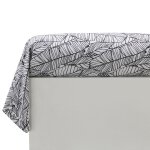 Taie de traversin coton summer - noir / blanc
